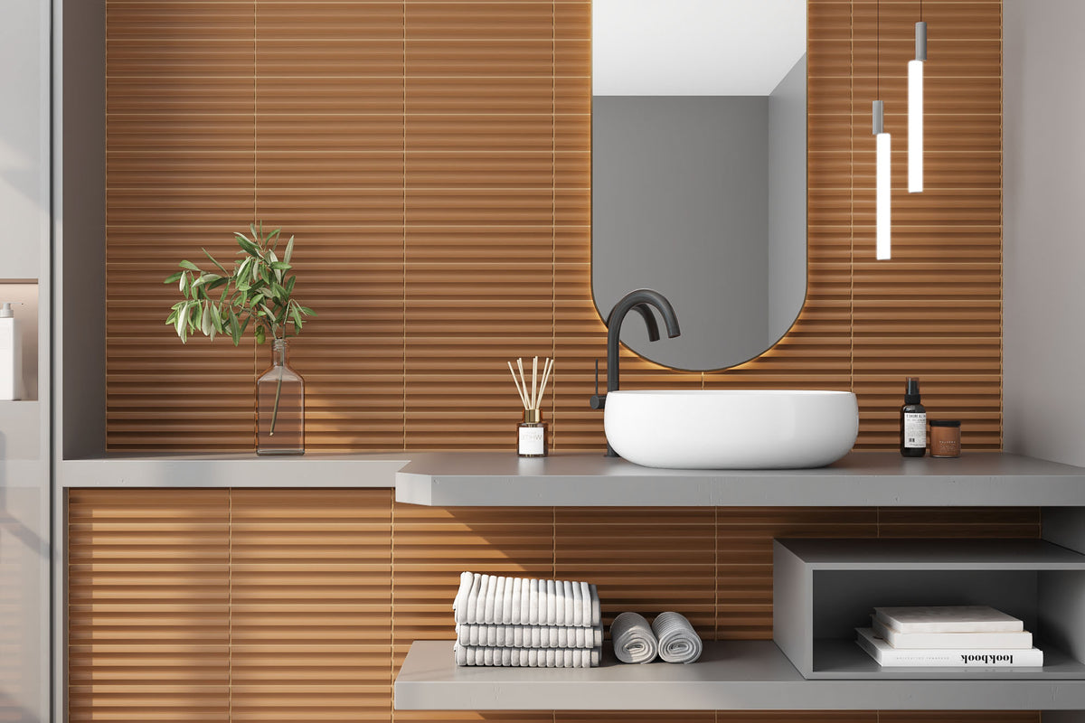 Acanthus: Almond V-Ribbed