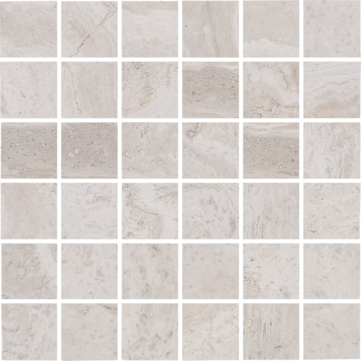 Crosscut Travertine: Silver