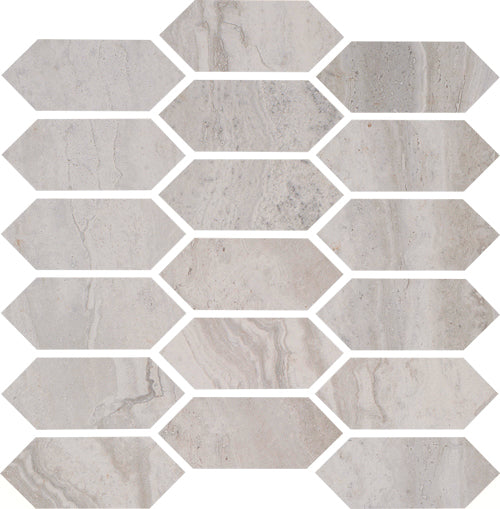 Crosscut Travertine: Silver