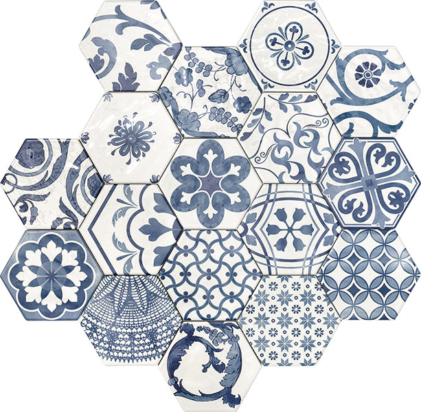 Exabright: Blu Bianco Decoro Mix