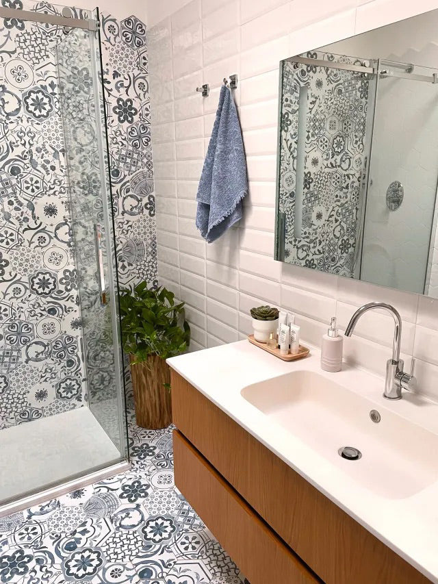 Exabright: Blu Bianco Decoro Mix