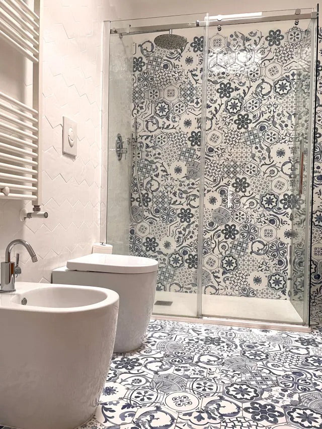 Exabright: Blu Bianco Decoro Mix
