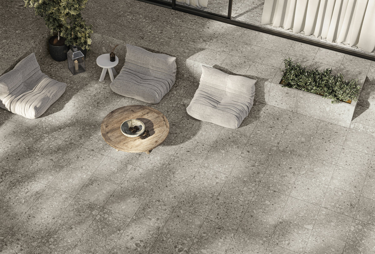 Frontier20 Pavers: Limestone Pearl