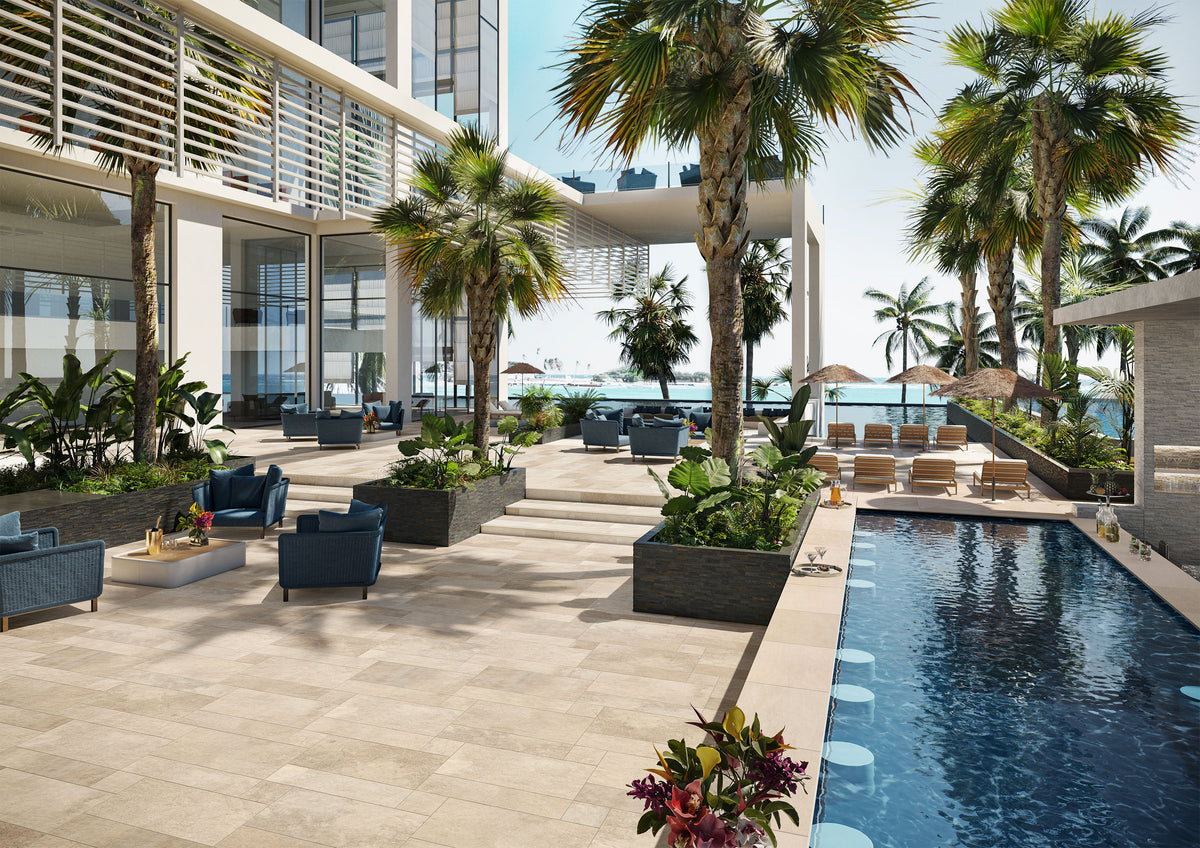 Frontier20 Pavers: Limestone