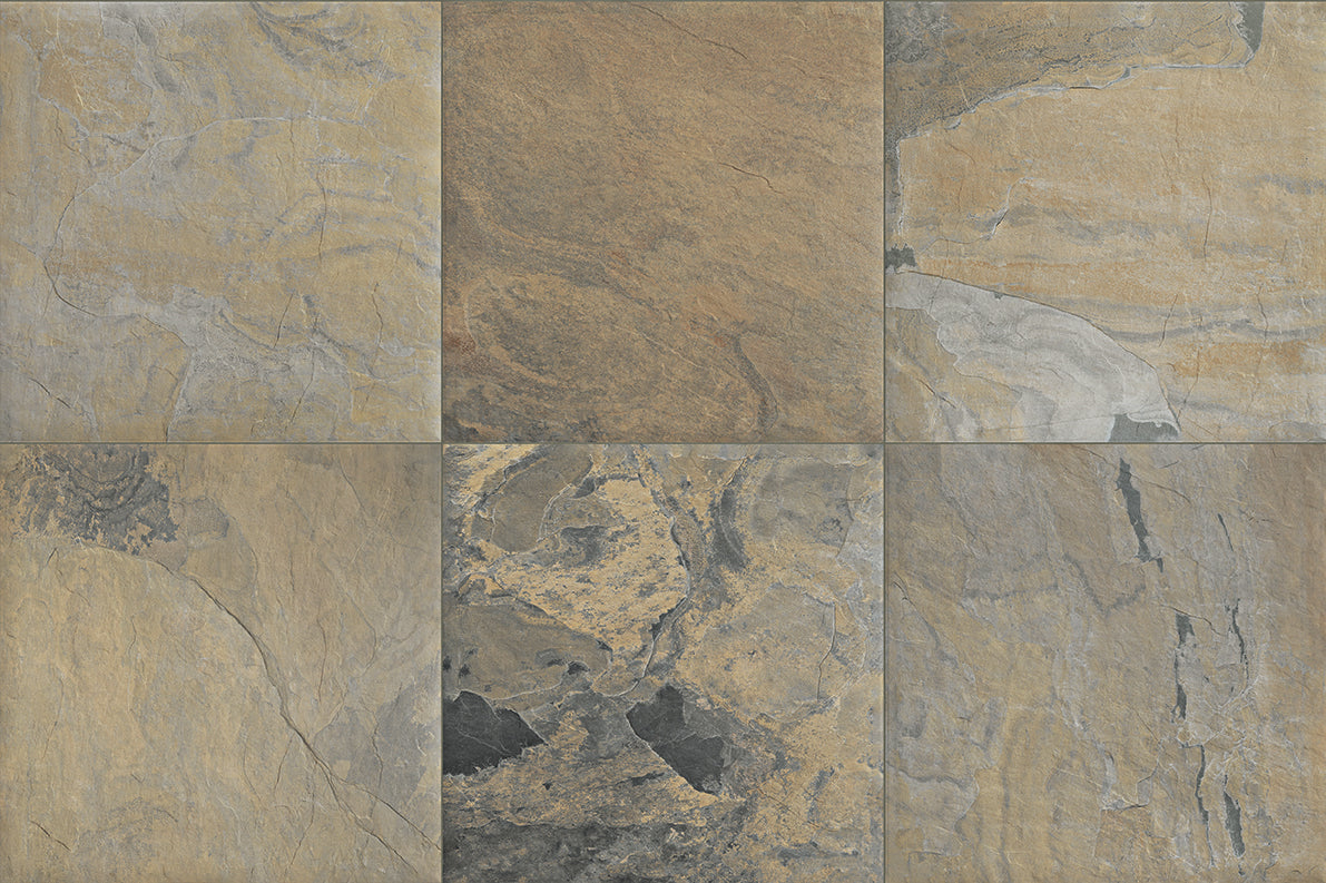 Frontier20 Pavers: Slate Rustic Gold