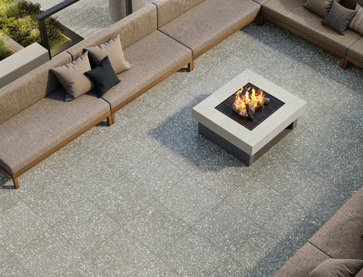 Frontier20 Pavers: Terrazzo Fashion Grey