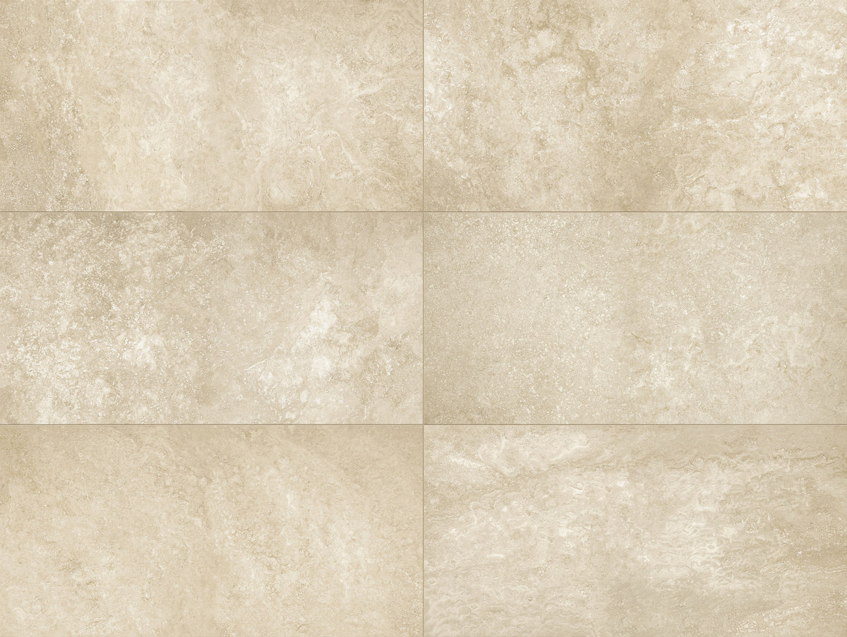 Frontier20 Pavers: Travertine Cross Cut Beige