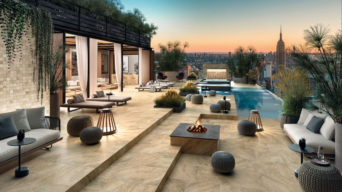Frontier20 Pavers: Travertine Cross Cut Philadelphia