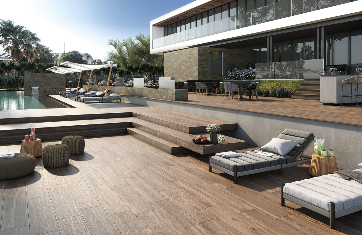 Frontier20 Pavers: Wood Essence Brown