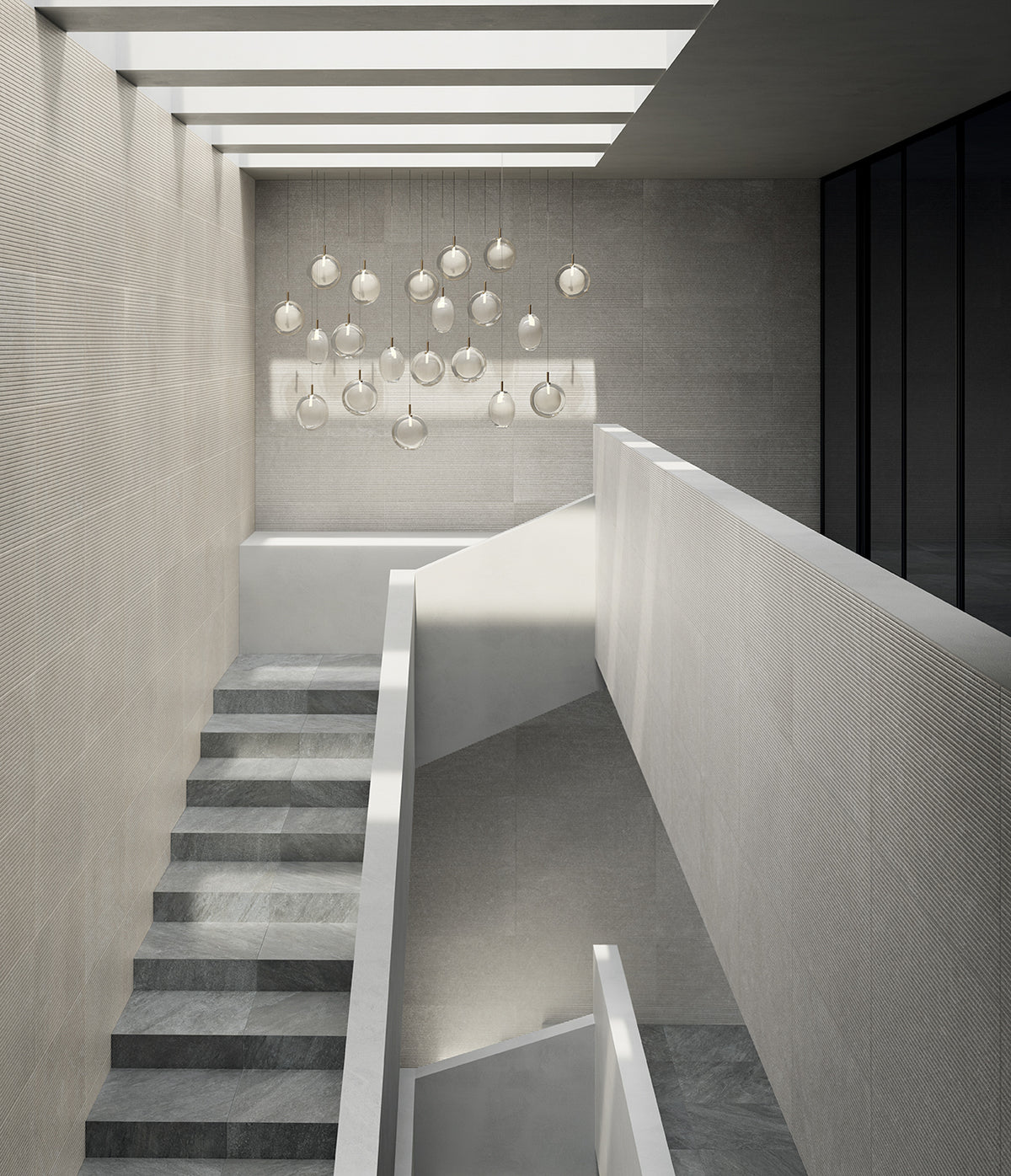 Indiana Limestone: Groove Large Buff