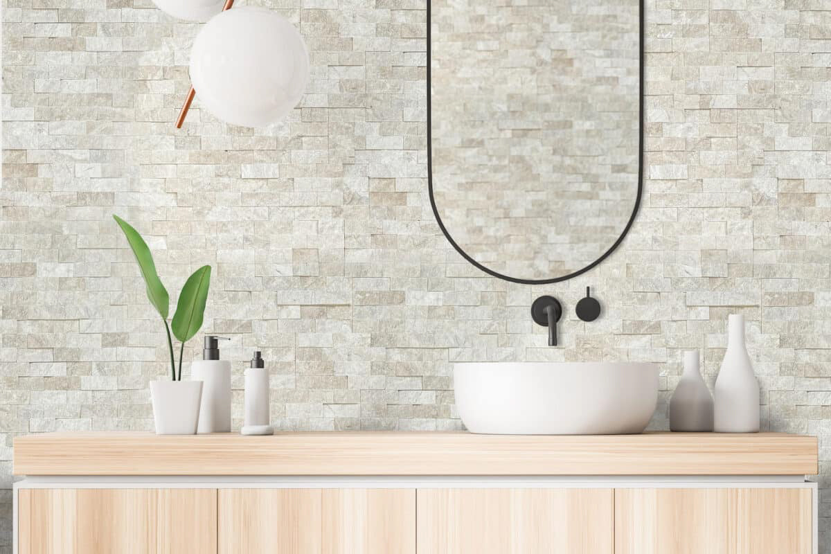 Ledgestone Panel: Linen