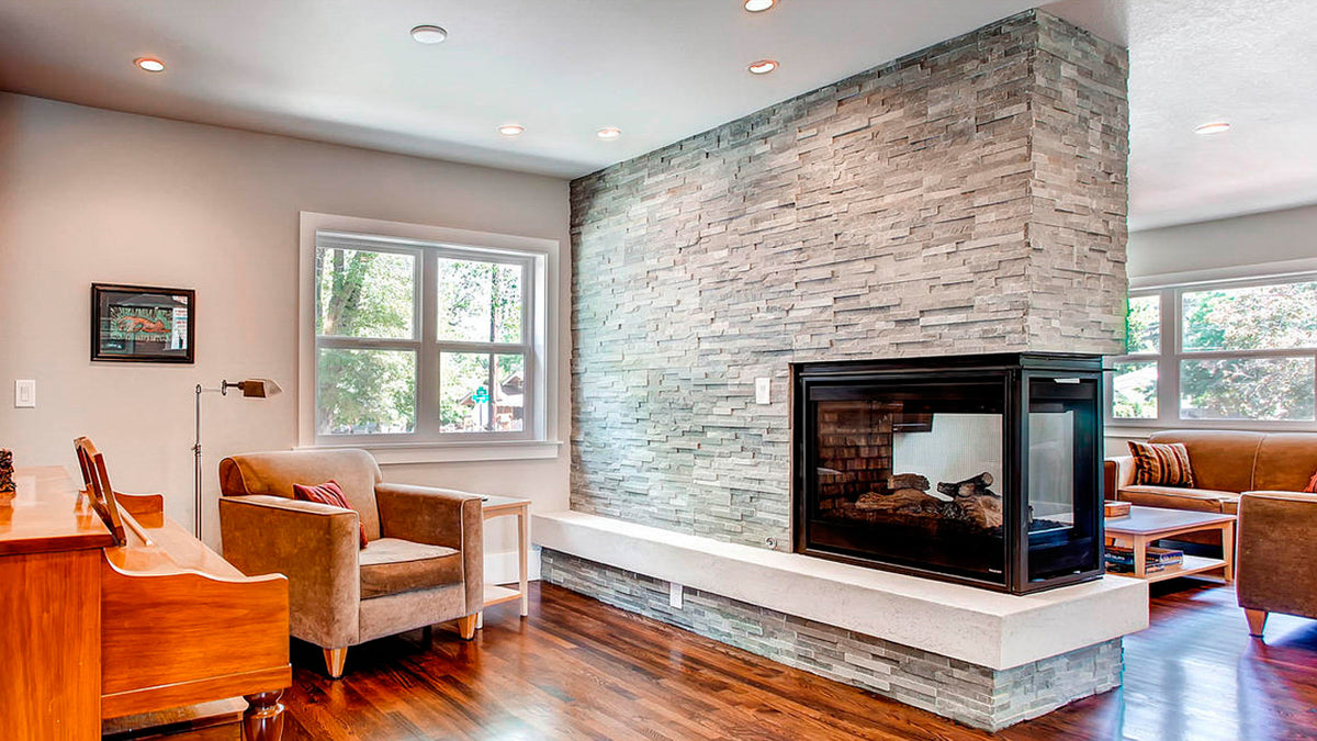 Ledgestone Panel: Pewter