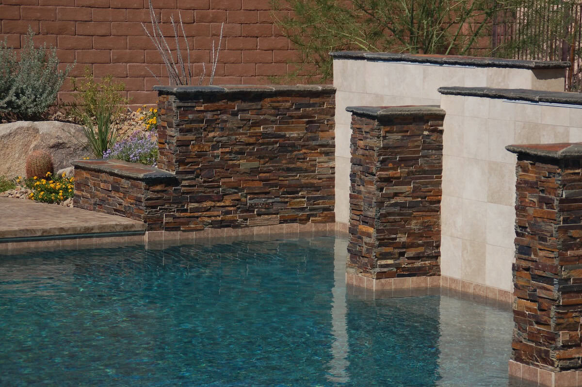 Ledgestone Panel: Terracotta