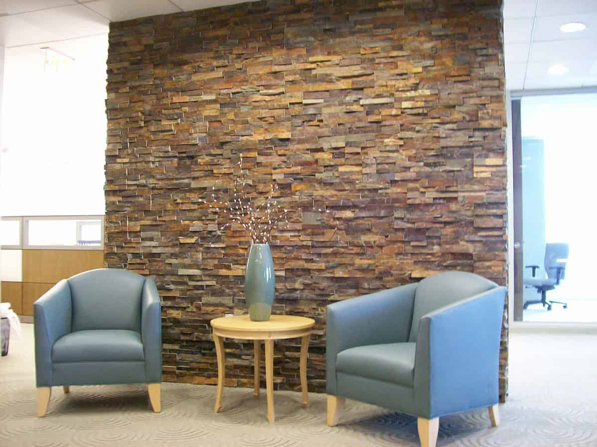 Ledgestone Panel: Terracotta