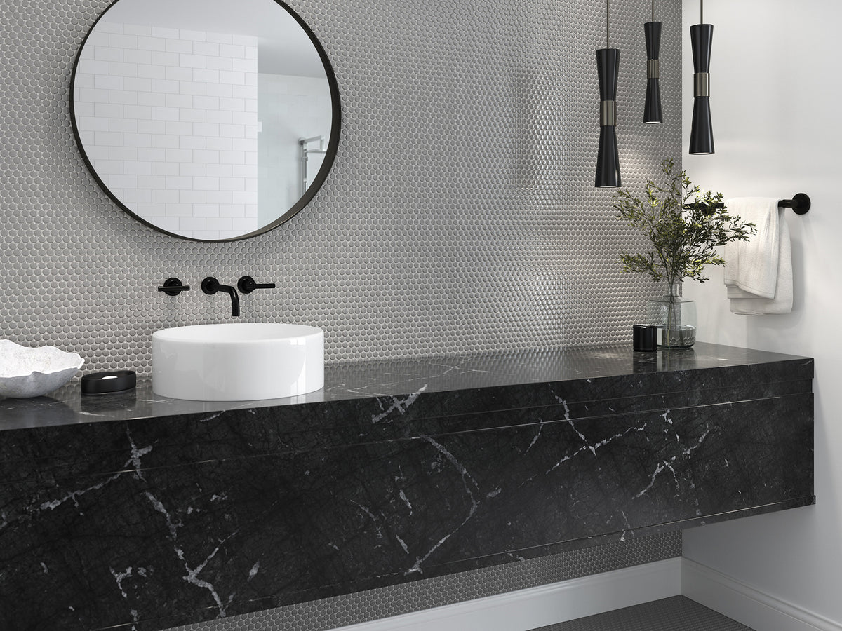 Platform Solutions Mosaics: Grey Pennyround