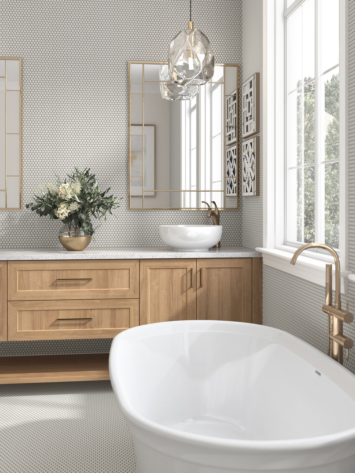 Platform Solutions Mosaics: Pearl Pennyround