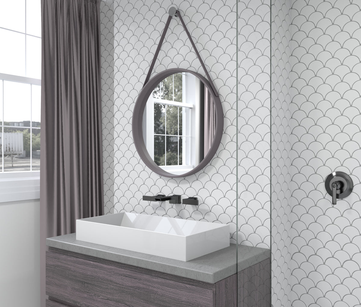 Platform Solutions Mosaics: White Fan