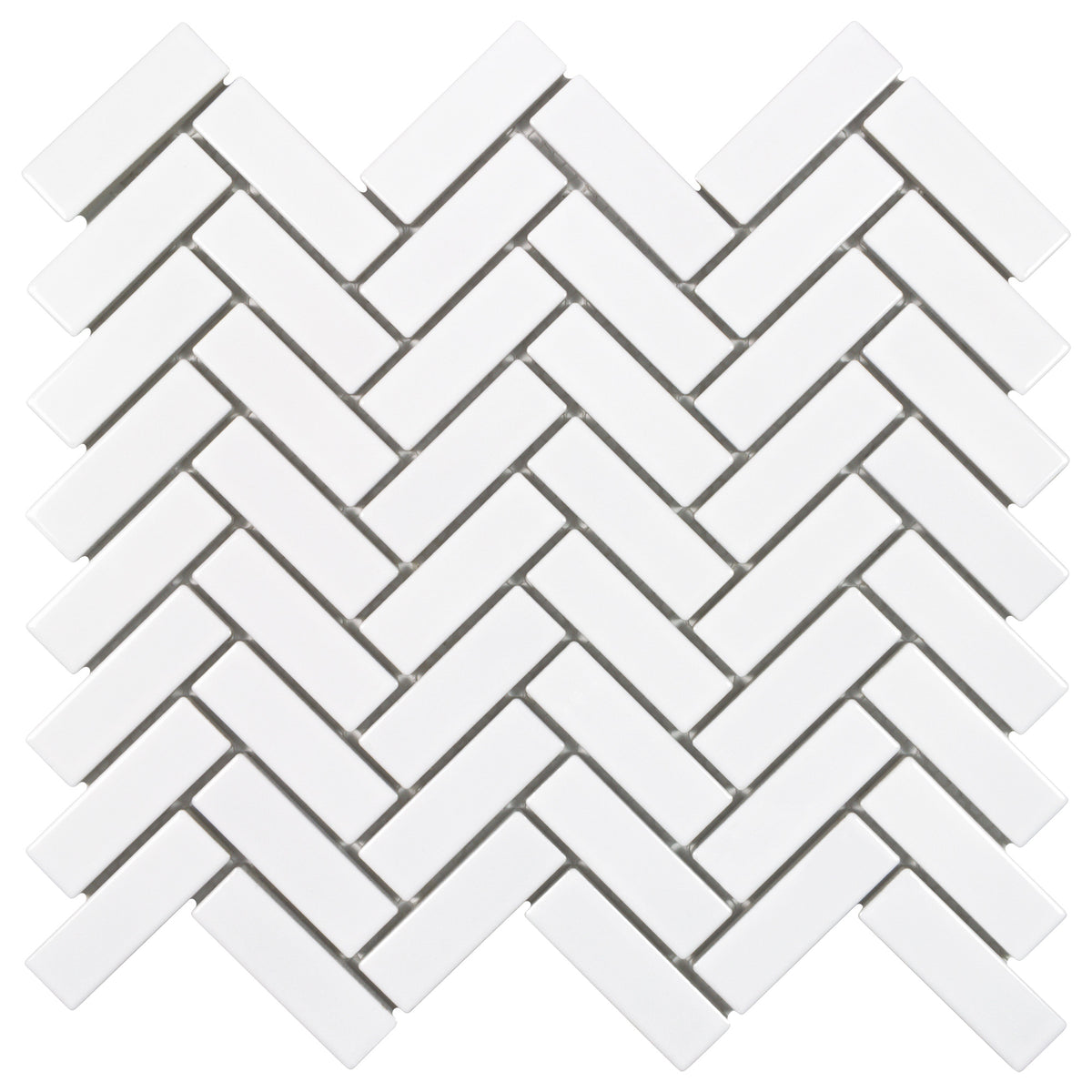 Platform Solutions Mosaics: White Herringbone