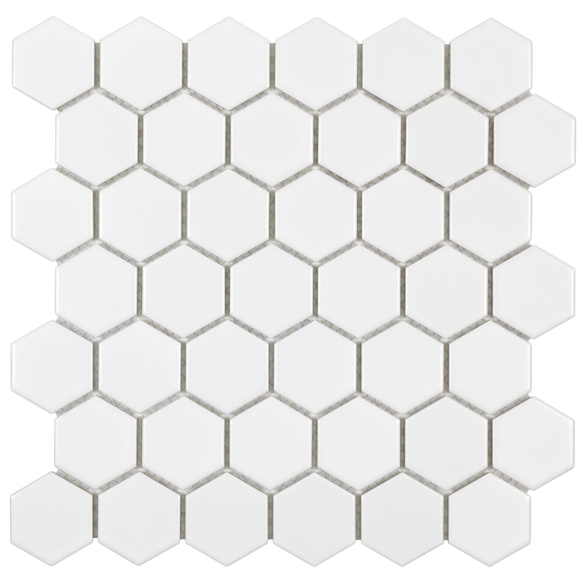 Platform Solutions Mosaics: White Hexagon