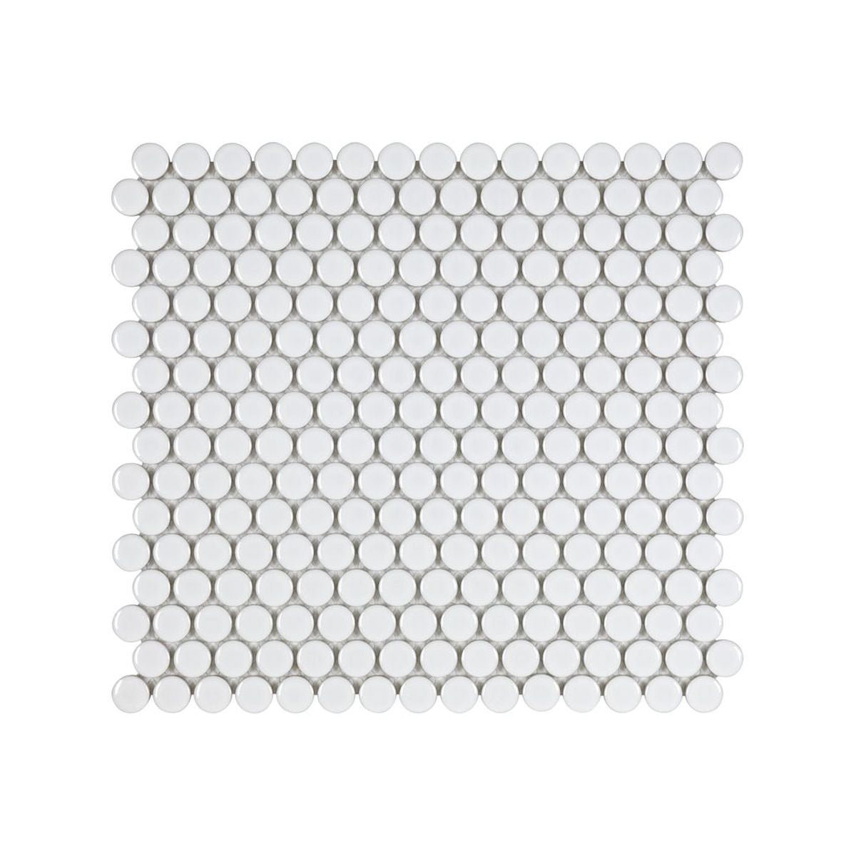 Platform Solutions Mosaics: White Pennyround