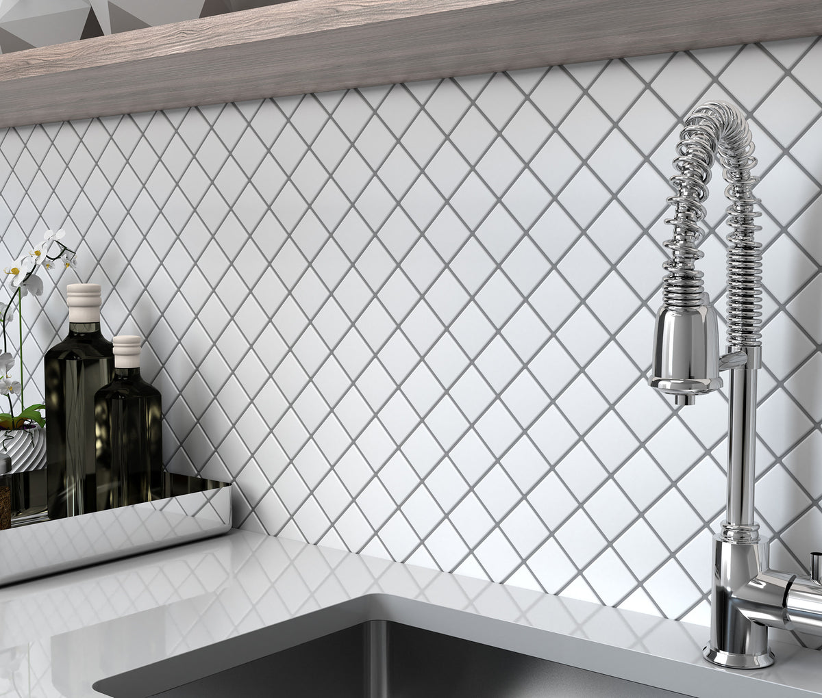 Platform Solutions Mosaics: White Square