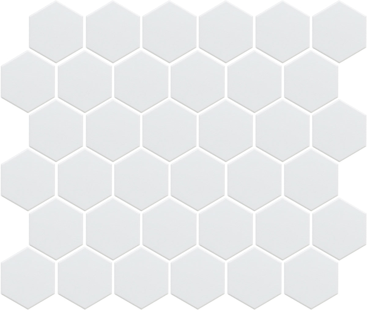 Platform Solutions Unglazed Mosaics: Oxygen Hexagon