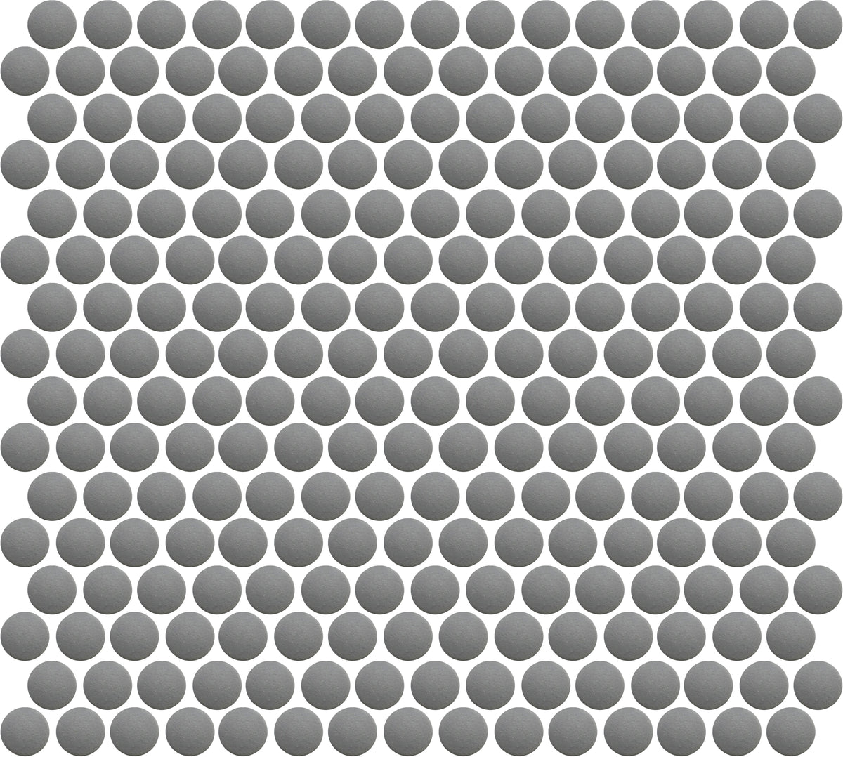 Platform Solutions Unglazed Mosaics: Platinum Pennyround