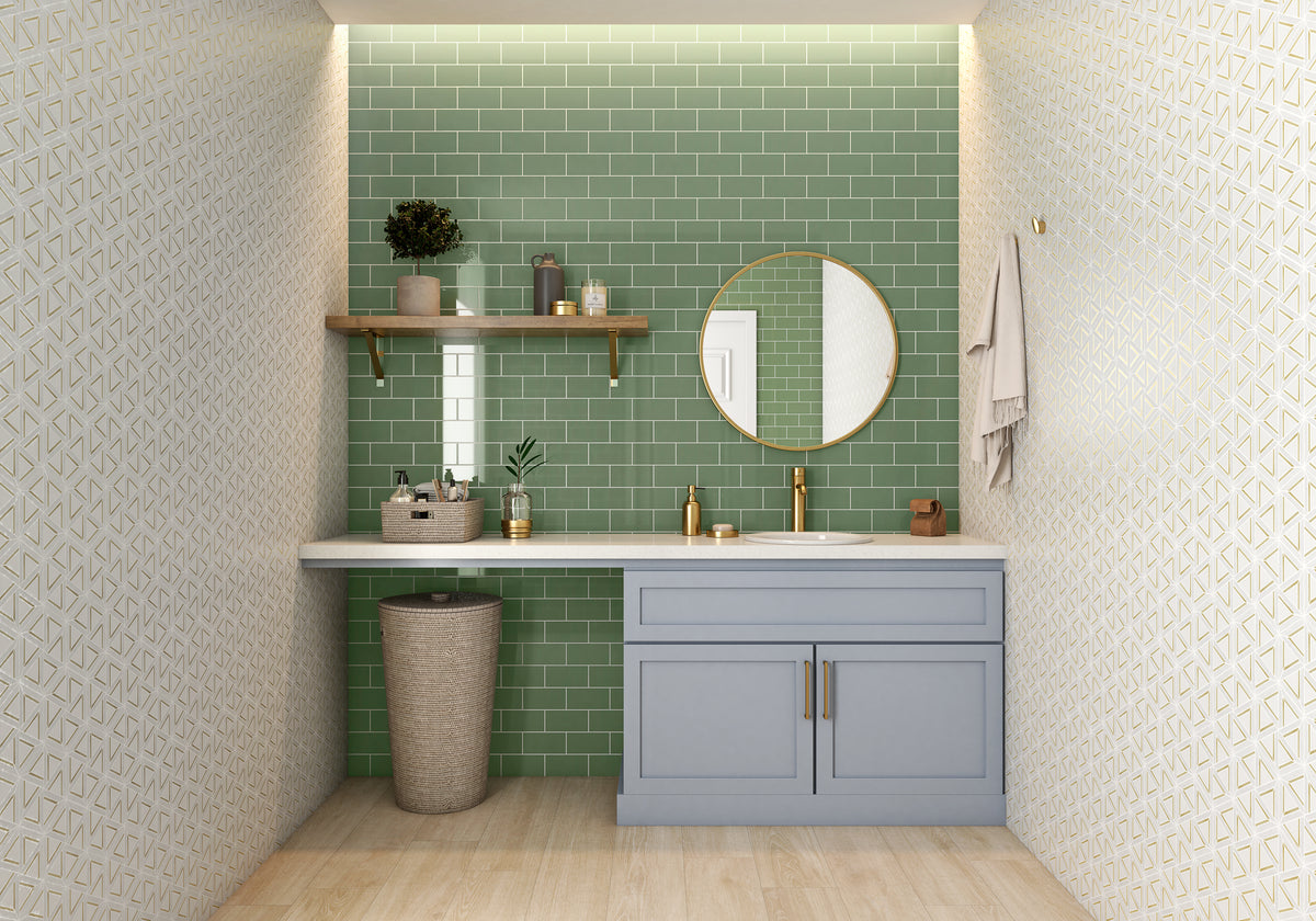 Platform Solutions Wall Tile: Olive Green
