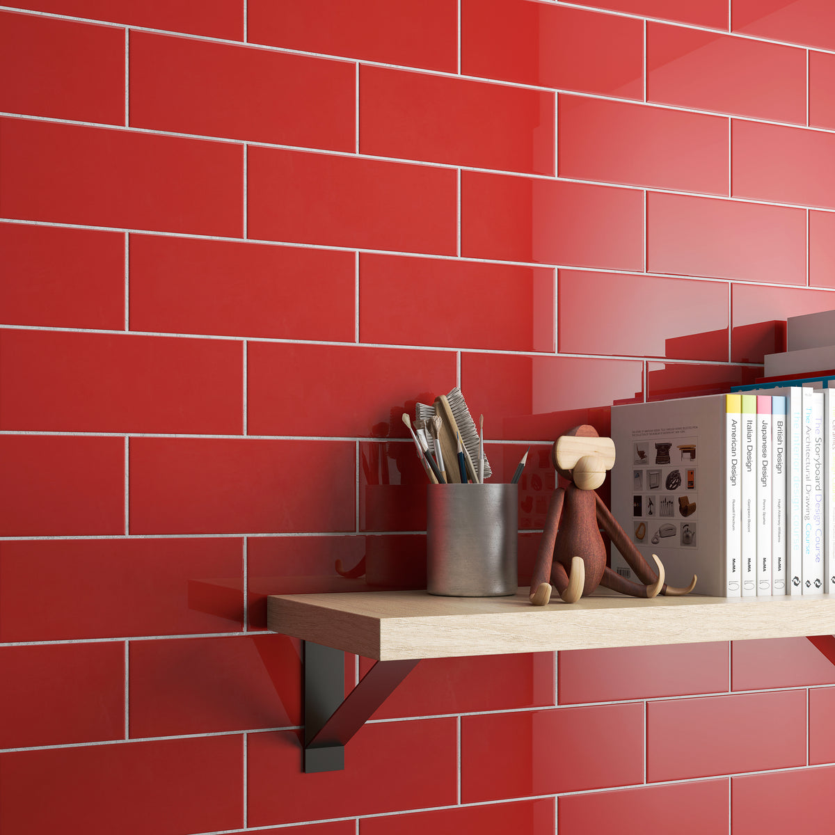 Platform Solutions Wall Tile: Red Pepper