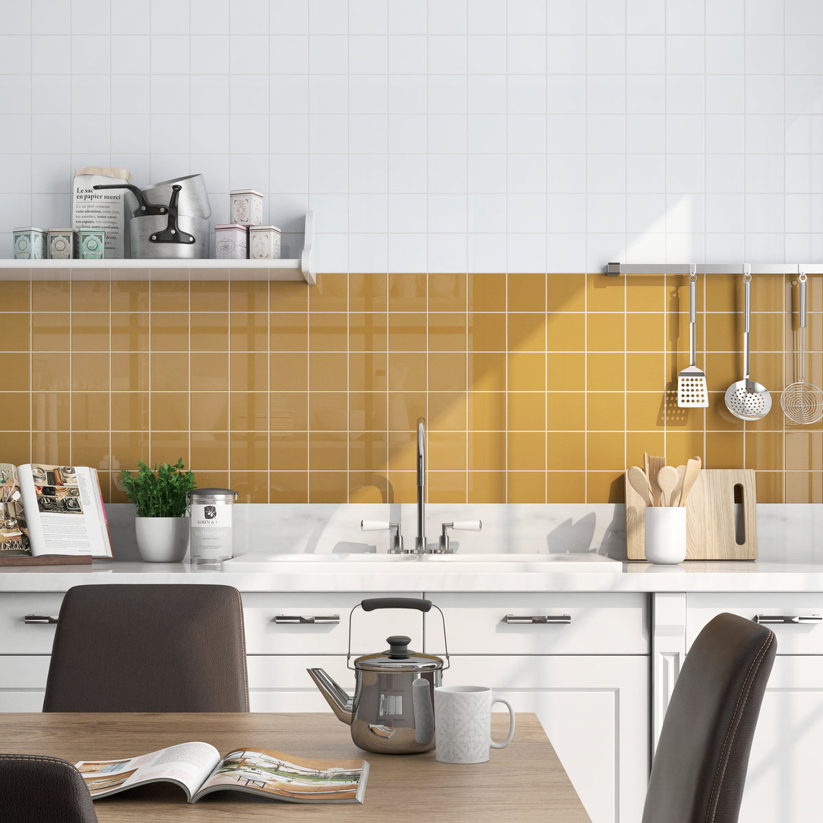 Platform Solutions Wall Tile: Mustard