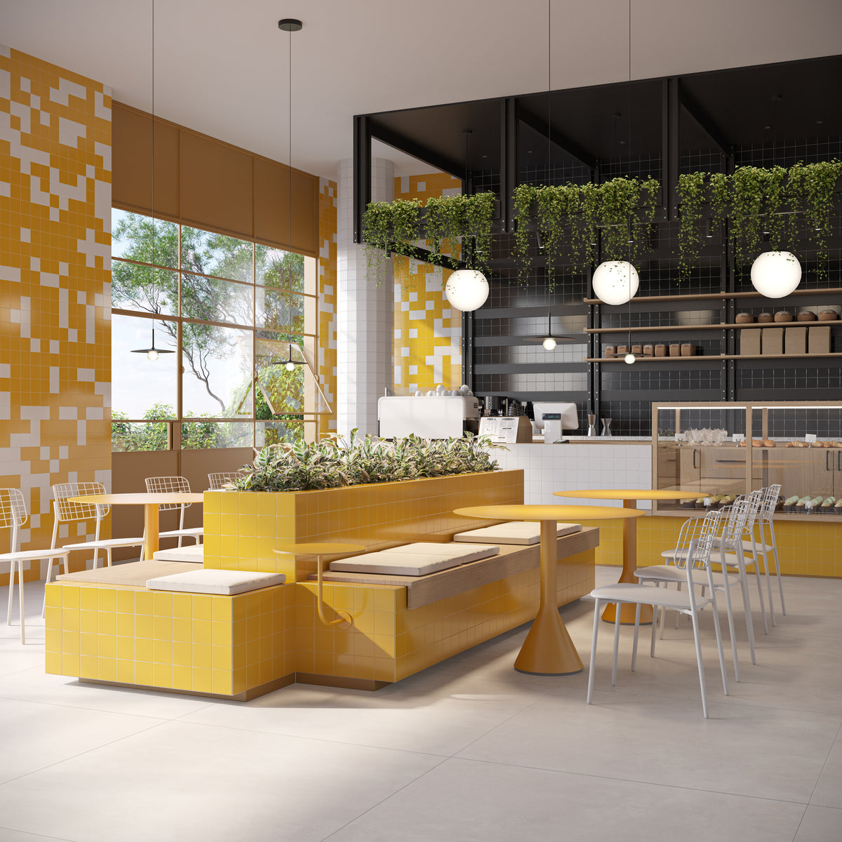 Platform Solutions Wall Tile: Yellow