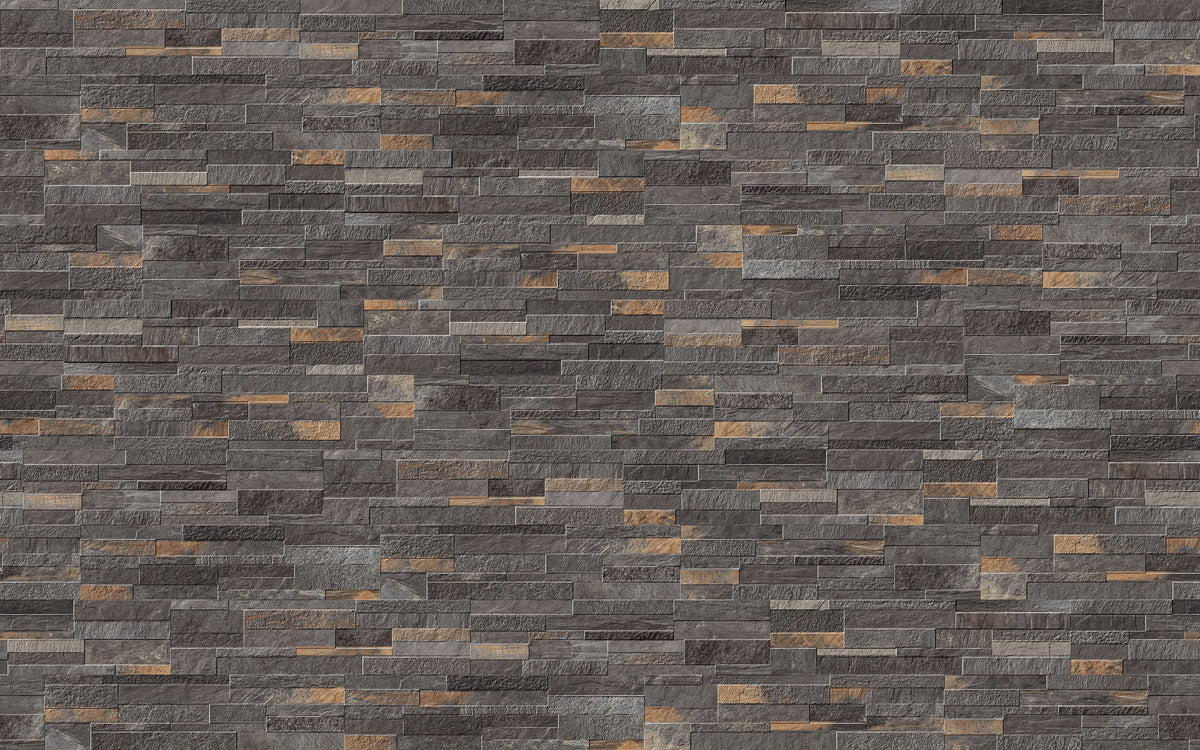 Veneer Ledgestone: Pro Ridge Black